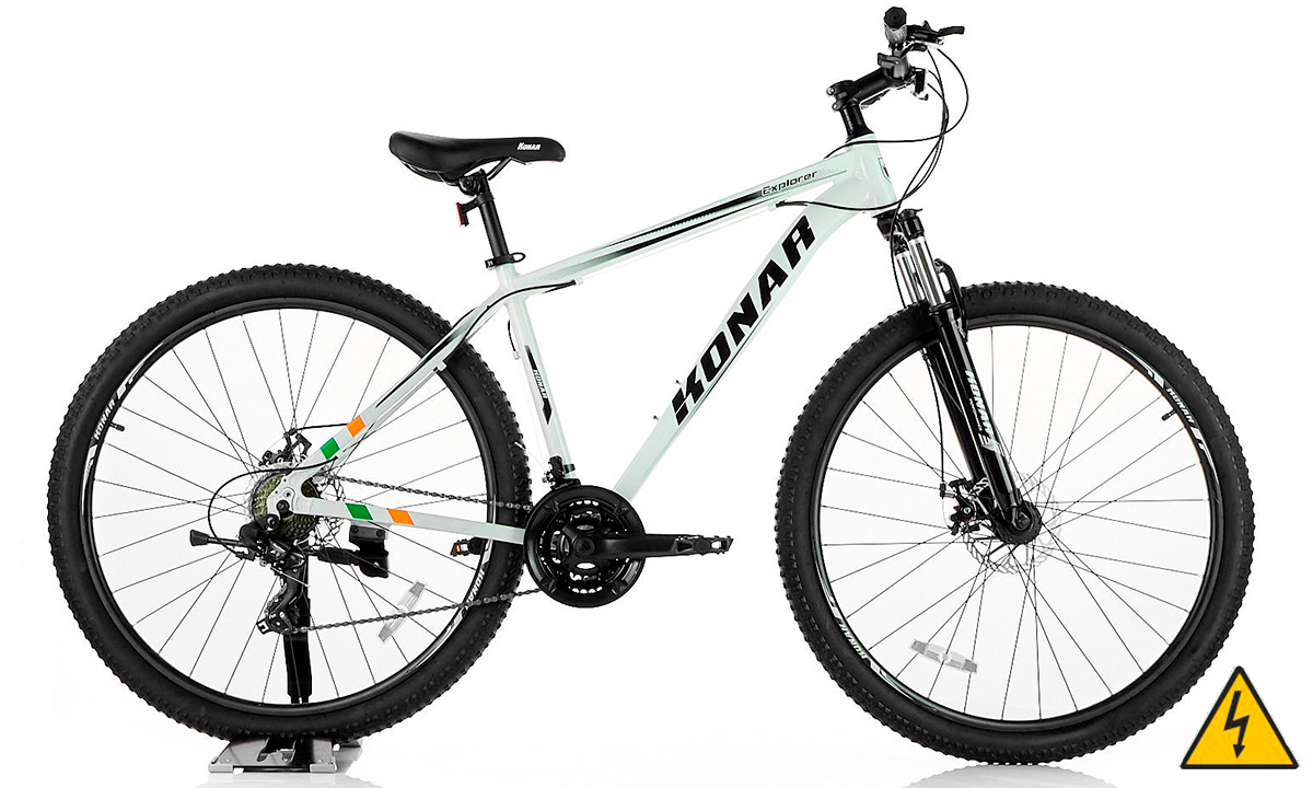 Электровелосипед KONAR KA Explorer 29" 1000W, 15Ah (2021) 2021 white 